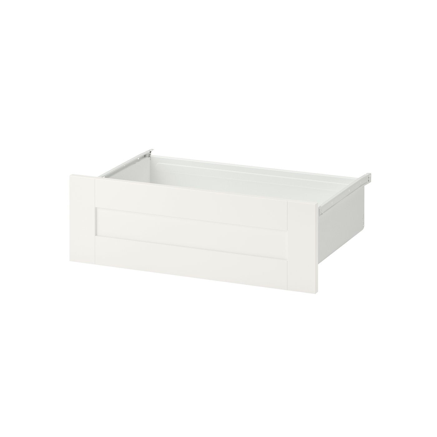 IKEA SANNIDAL låda, vit/vit, 60x42x20 cm