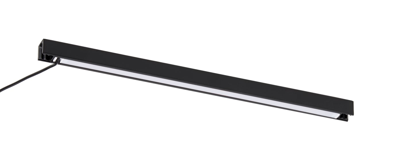 IKEA SILVERGLANS LED ljuslist för badrum, dimbar antracit, 40 cm