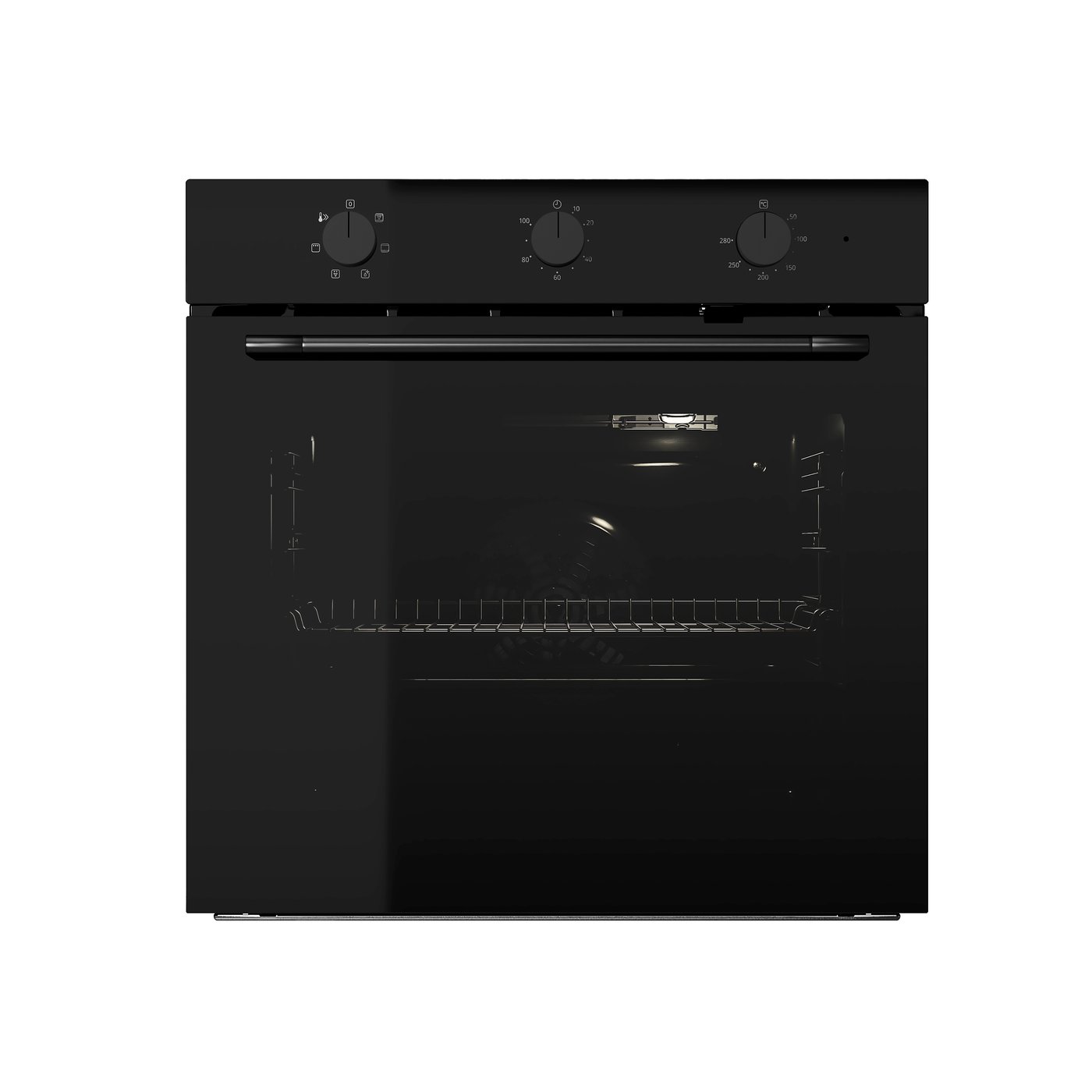 IKEA SPJUTBO ugn med fläkt, grillfunktion svart/ikea 300