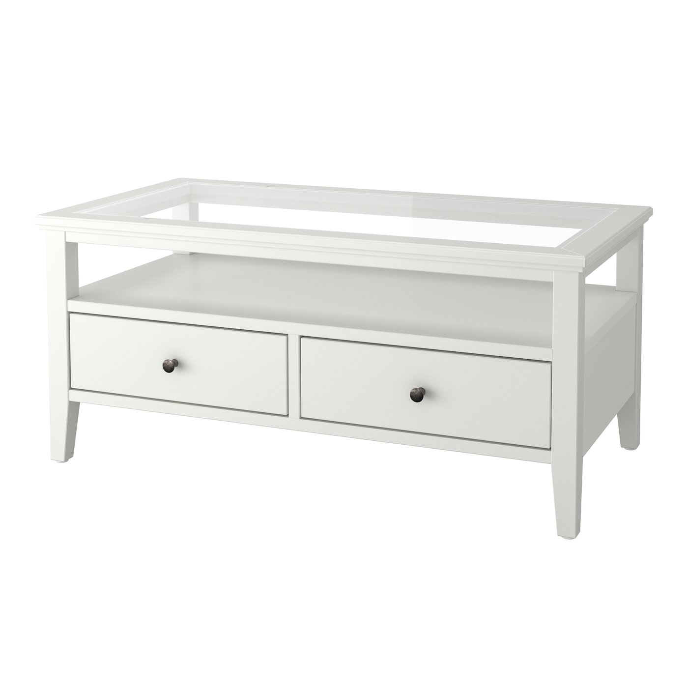 IKEA IDANÄS soffbord, vit, 107x55 cm