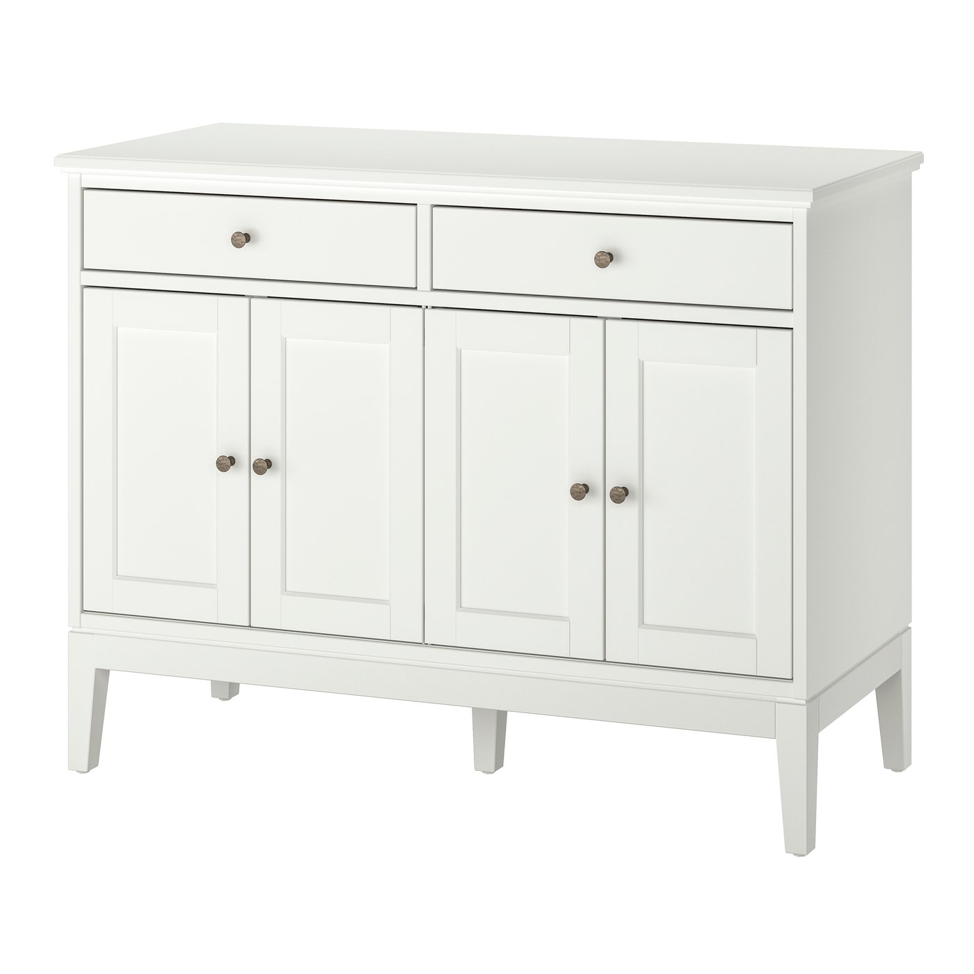IKEA IDANÄS sideboard, vit, 124x50x95 cm