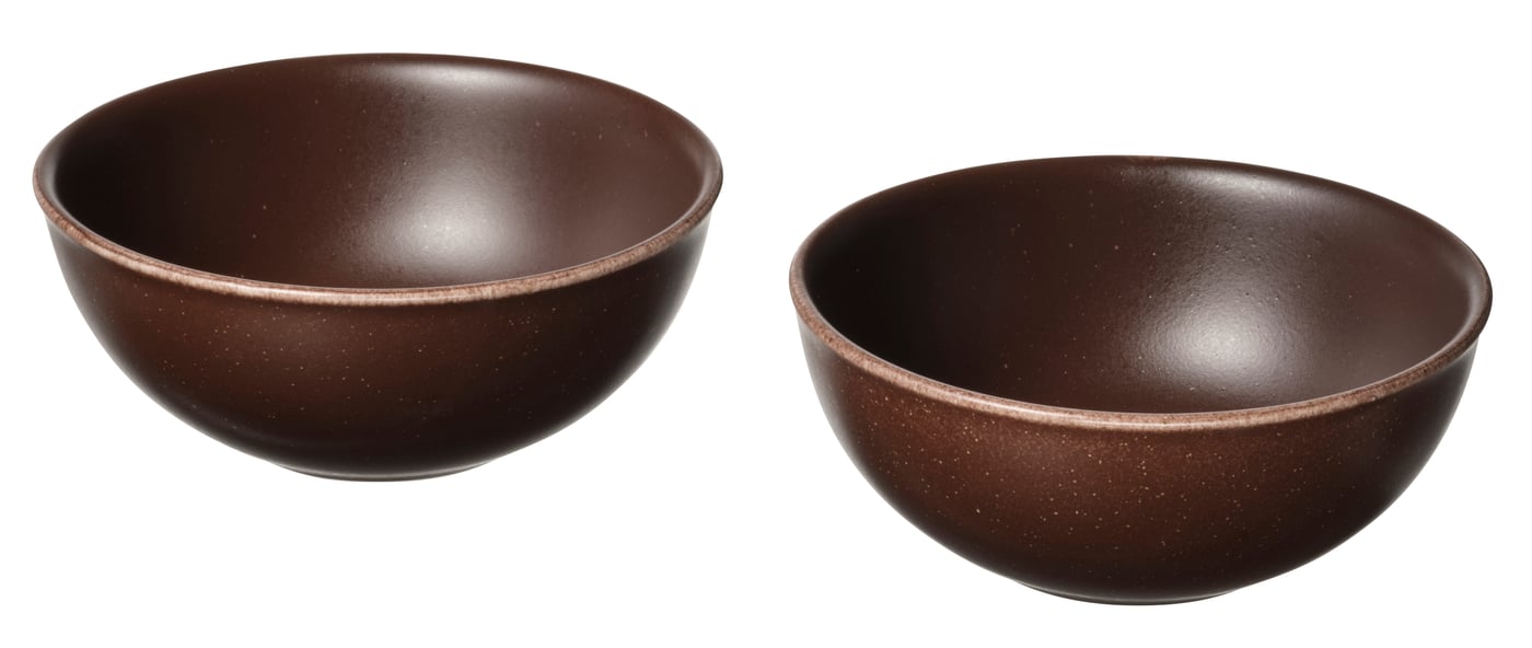 IKEA STOCKHOLM 2025 skål, brun, 15 cm