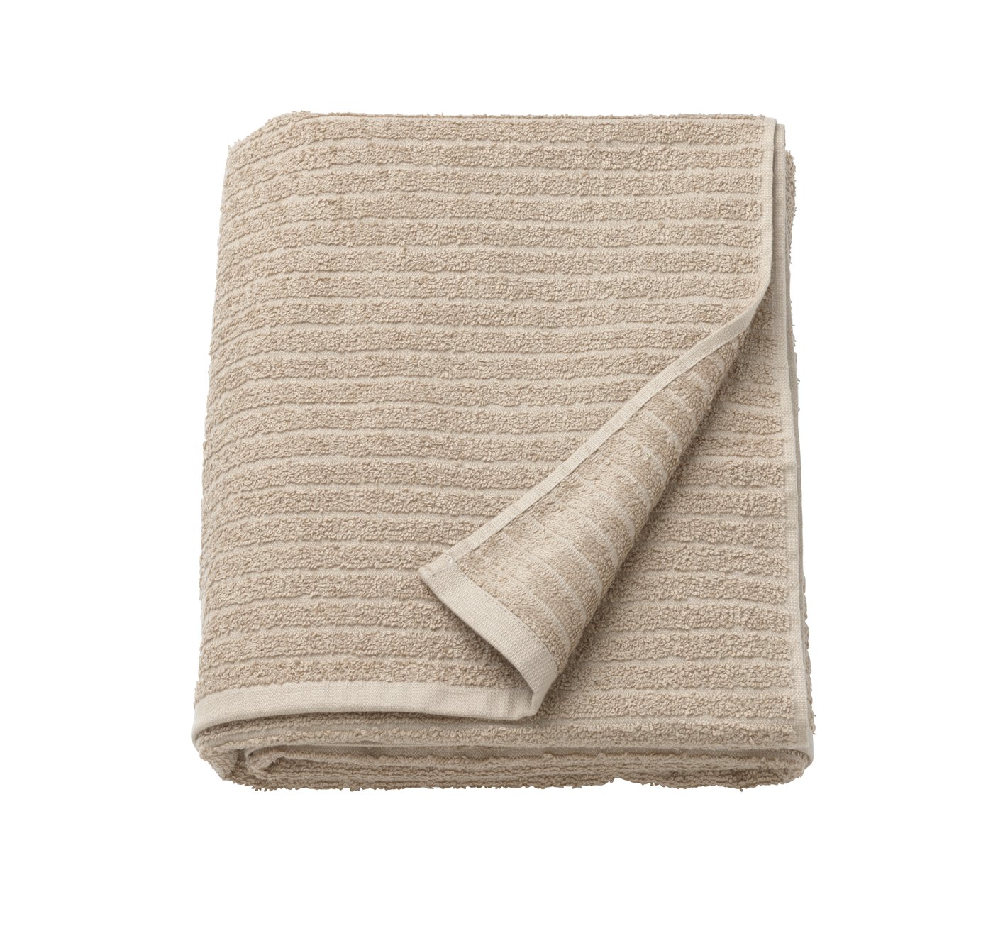 IKEA VÅGSJÖN badlakan, ljusbeige, 100x150 cm