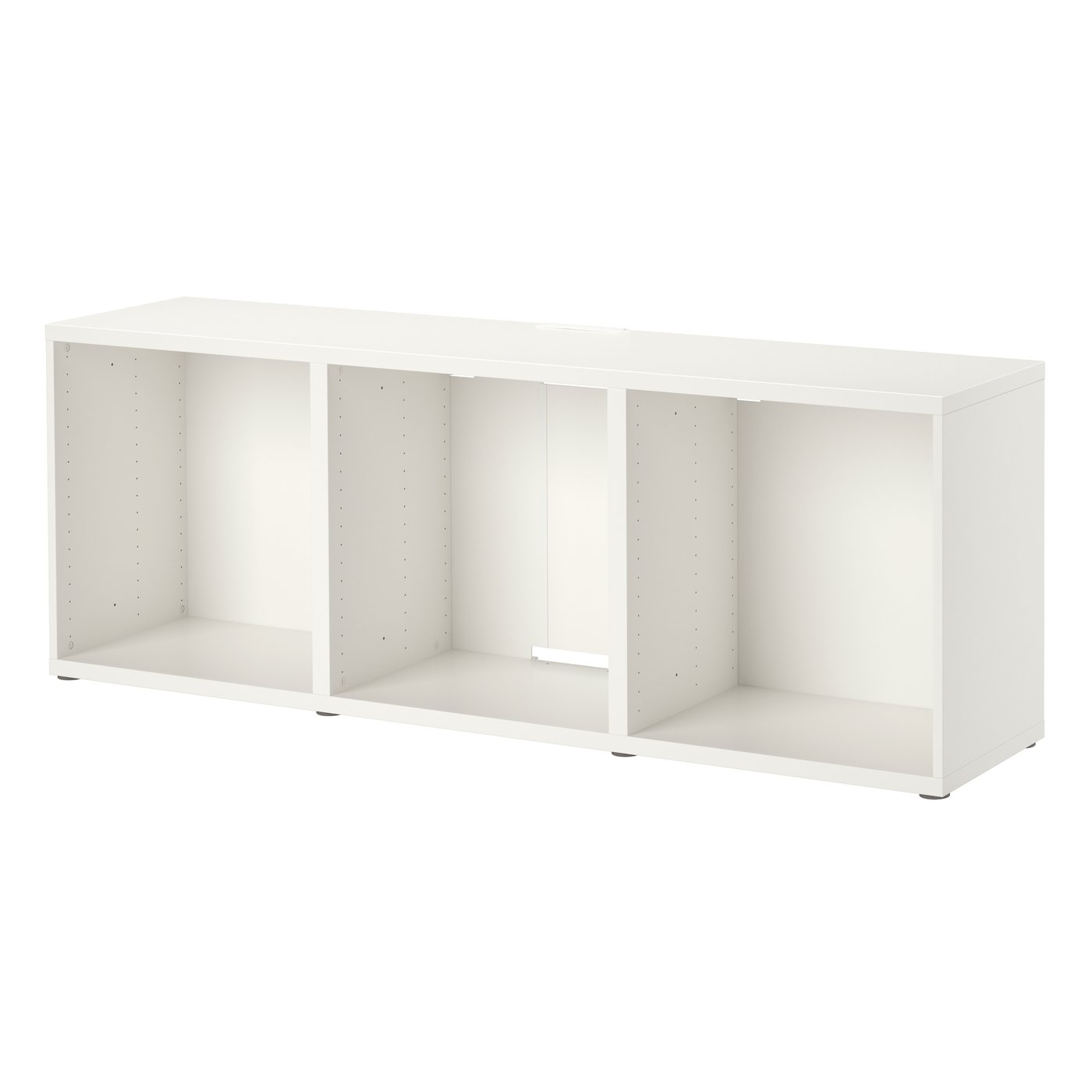 IKEA BESTÅ tv-bänk, vit, 180x40x64 cm