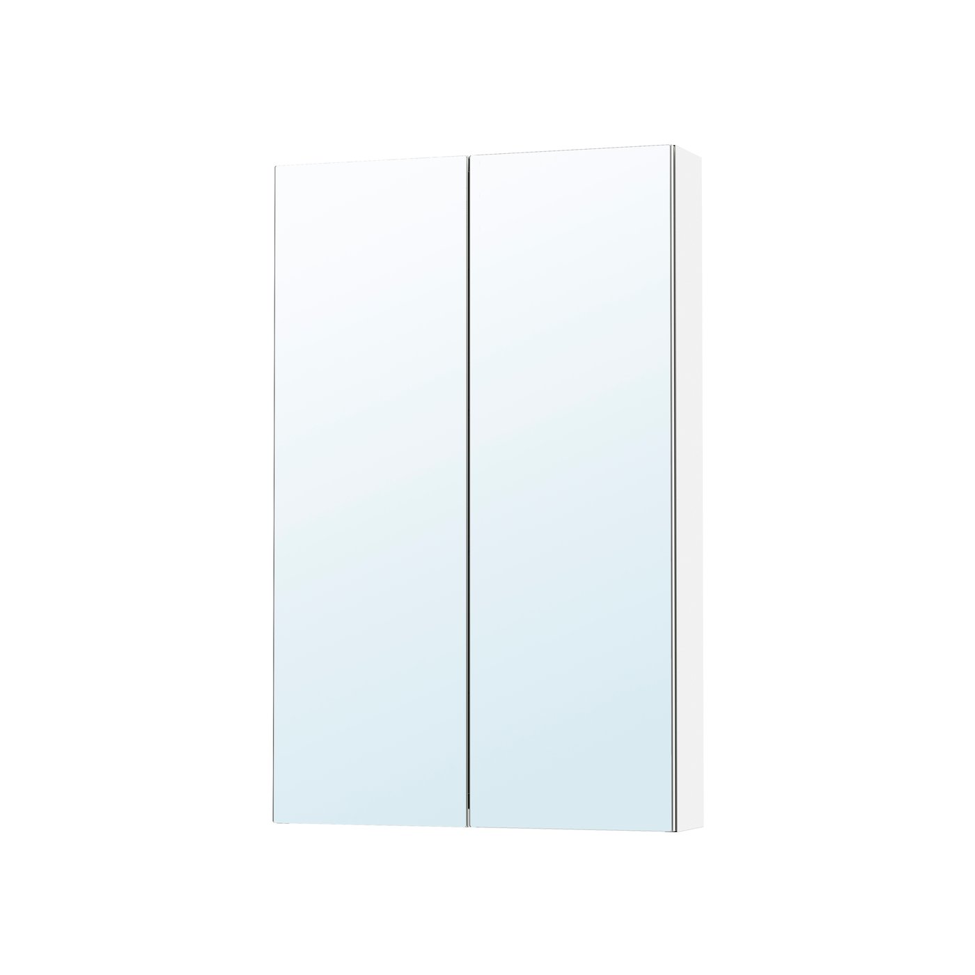 IKEA LETTAN spegelskåp med dörrar, spegeleffekt/spegelglas, 60x15x95 cm