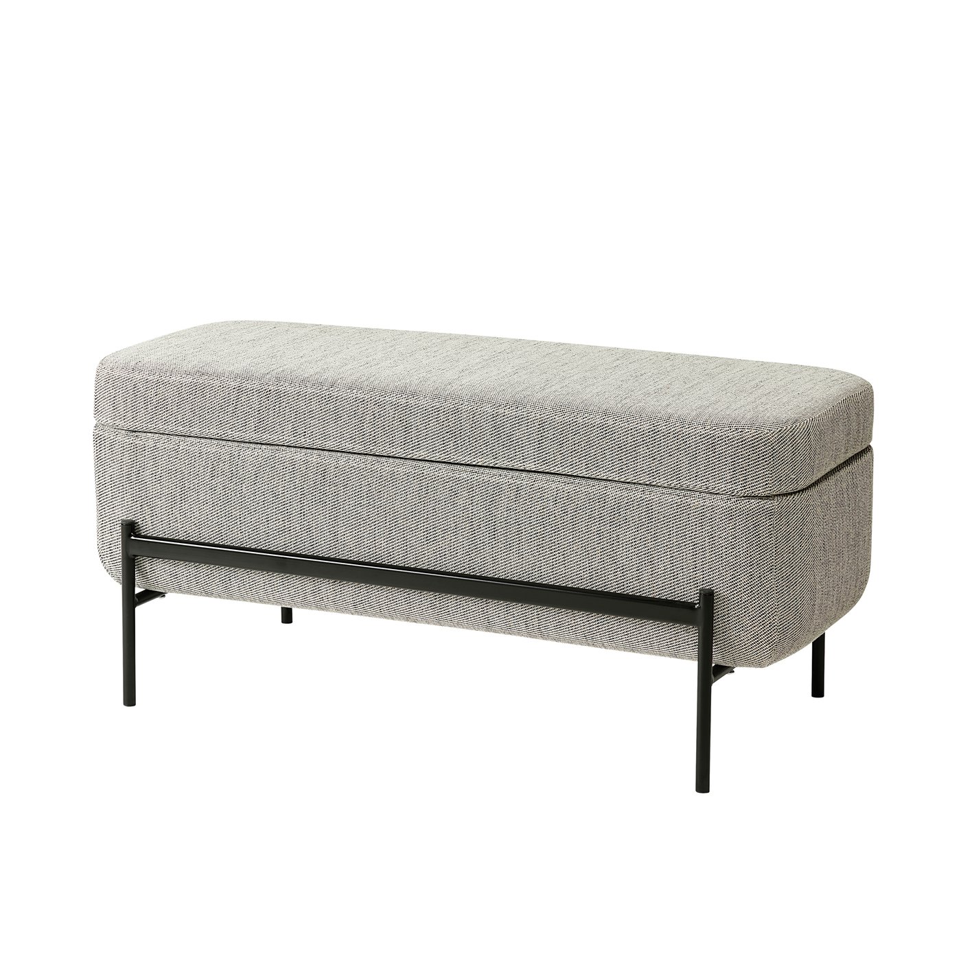 IKEA VALTORP sittbänk, med förvaring/viarp beige/brun, 103 cm