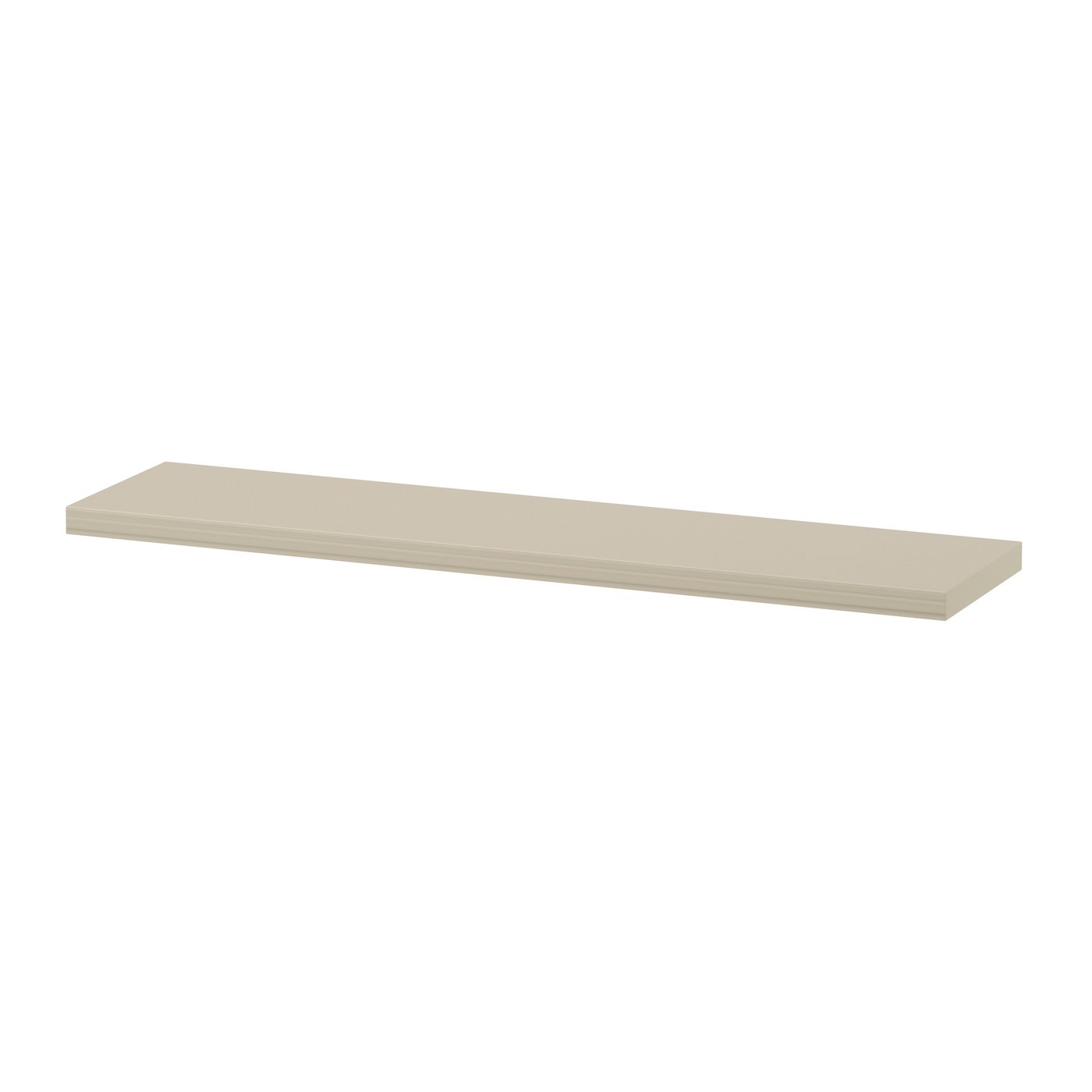IKEA BERGSHULT hyllplan, gråbeige, 80x20 cm