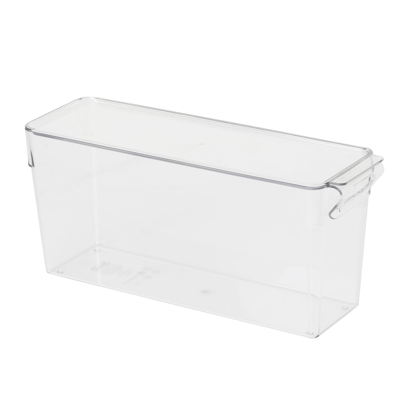 IKEA KLIPPKAKTUS förvaringslåda för kylskåp, transparent, 32x10x14 cm