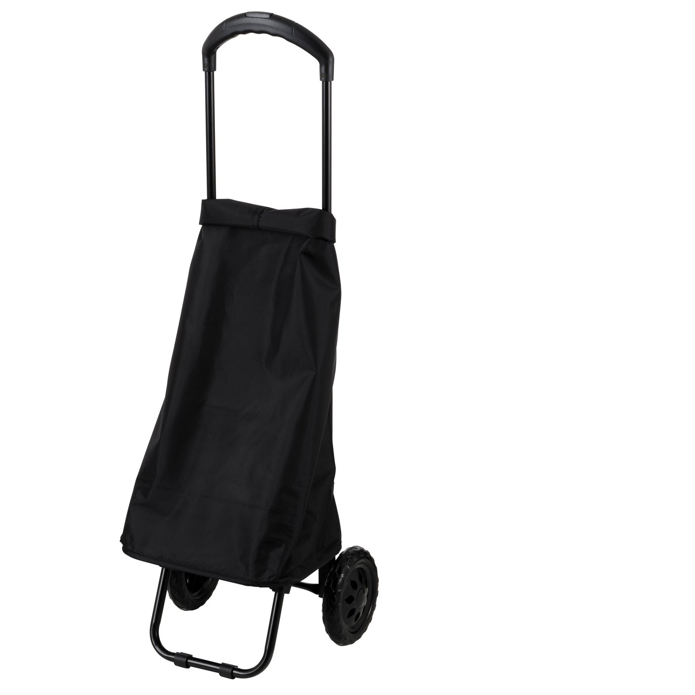 IKEA RADARBULLE shoppingväska på hjul, svart, 33x24x68 cm/38 l