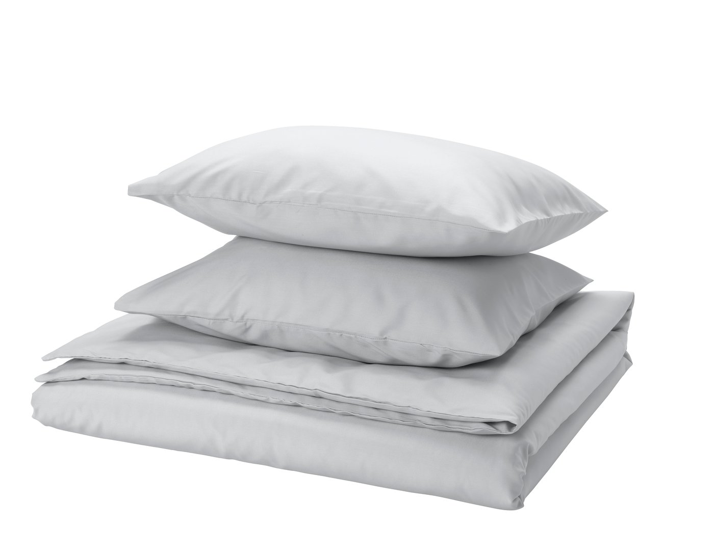 IKEA PILTANDVINGE påslakan 2 örngott, grå, 240x220/50x60 cm