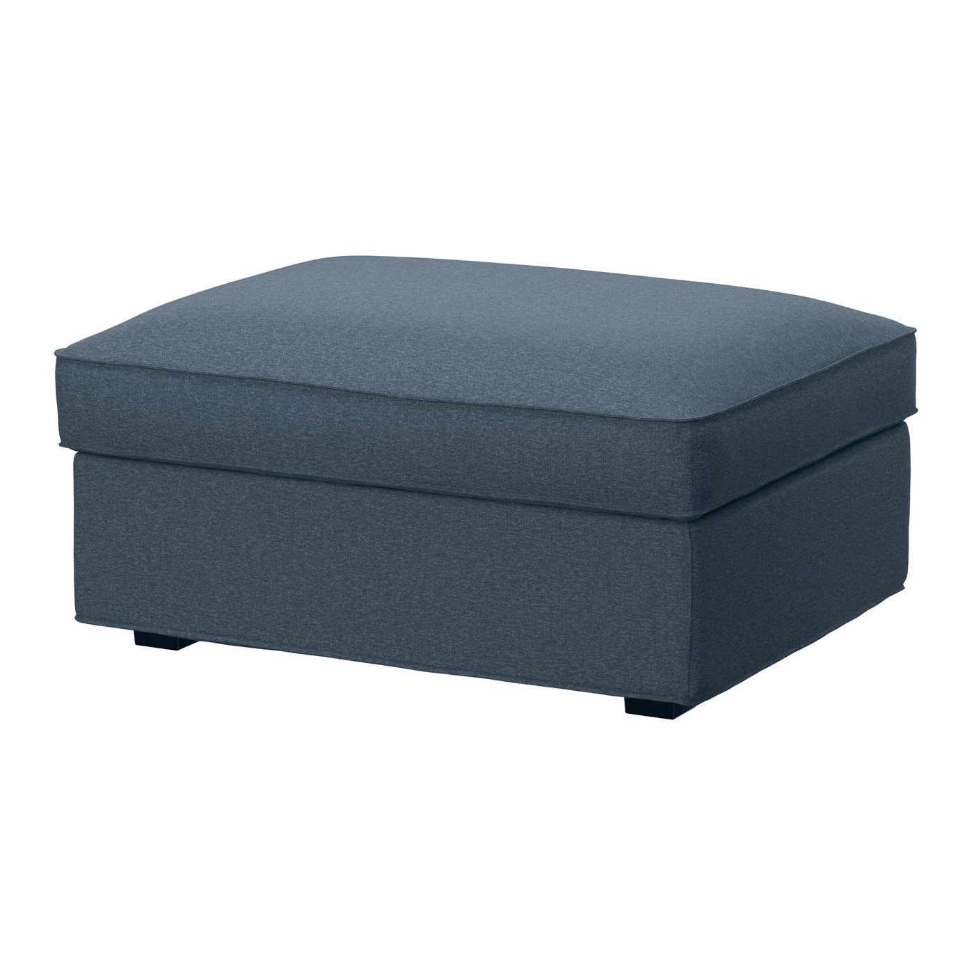 IKEA KIVIK fotpall med förvaring, gunnared blå