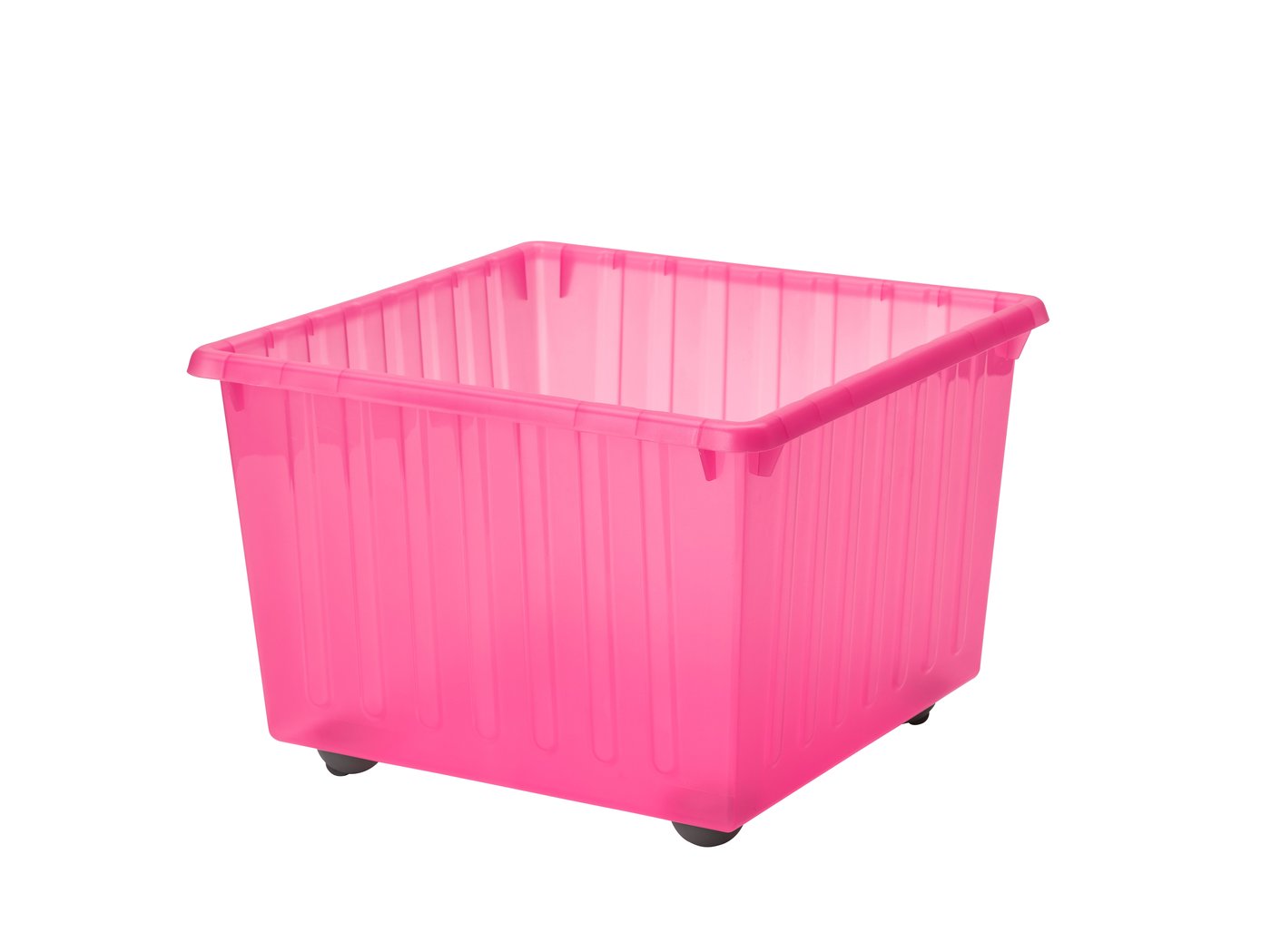 IKEA VESSLA back med hjul, ljusrosa, 39x39 cm