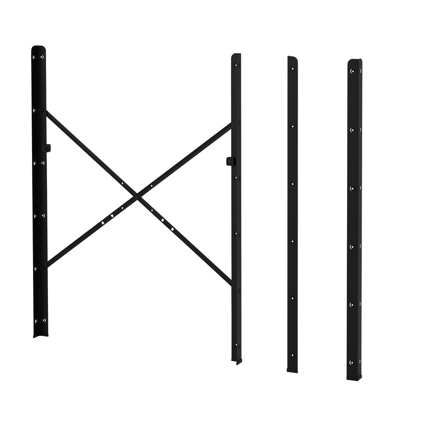 IKEA BROR stolpe, svart, 110 cm