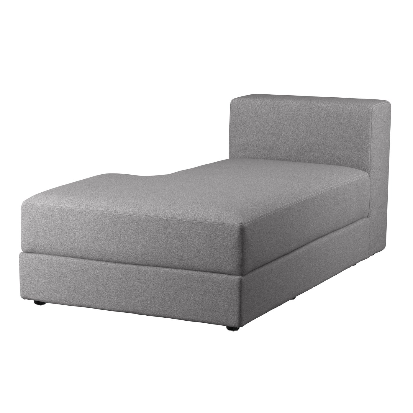 IKEA JÄTTEBO schäslongmodul, vänster, tonerud grå