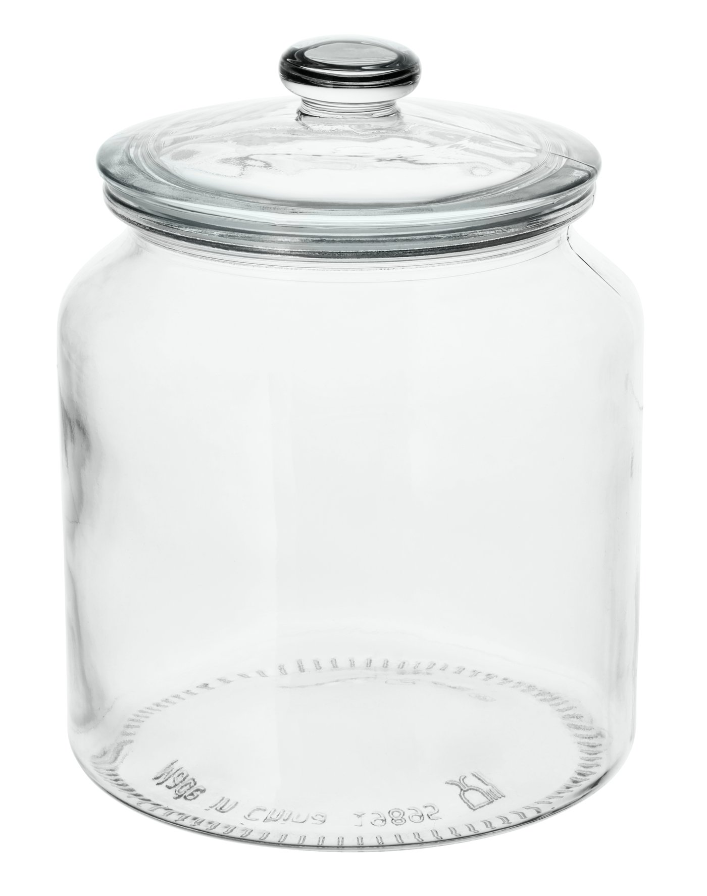 IKEA VARDAGEN burk med lock, klarglas, 1.9 l