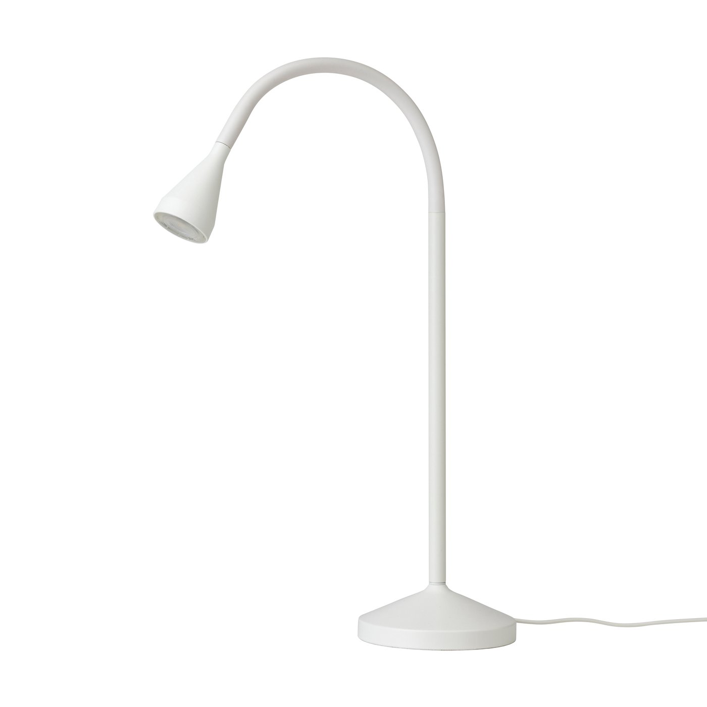 IKEA NÄVLINGE LED skrivbordslampa, vit, arbetslampa