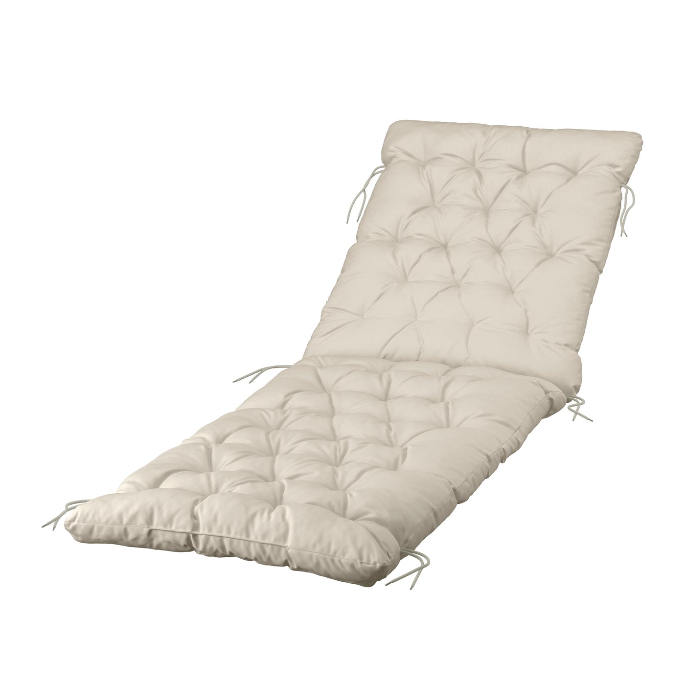 IKEA KUDDARNA dyna till solsäng, utomhus, ljust gråbeige, 190x60 cm
