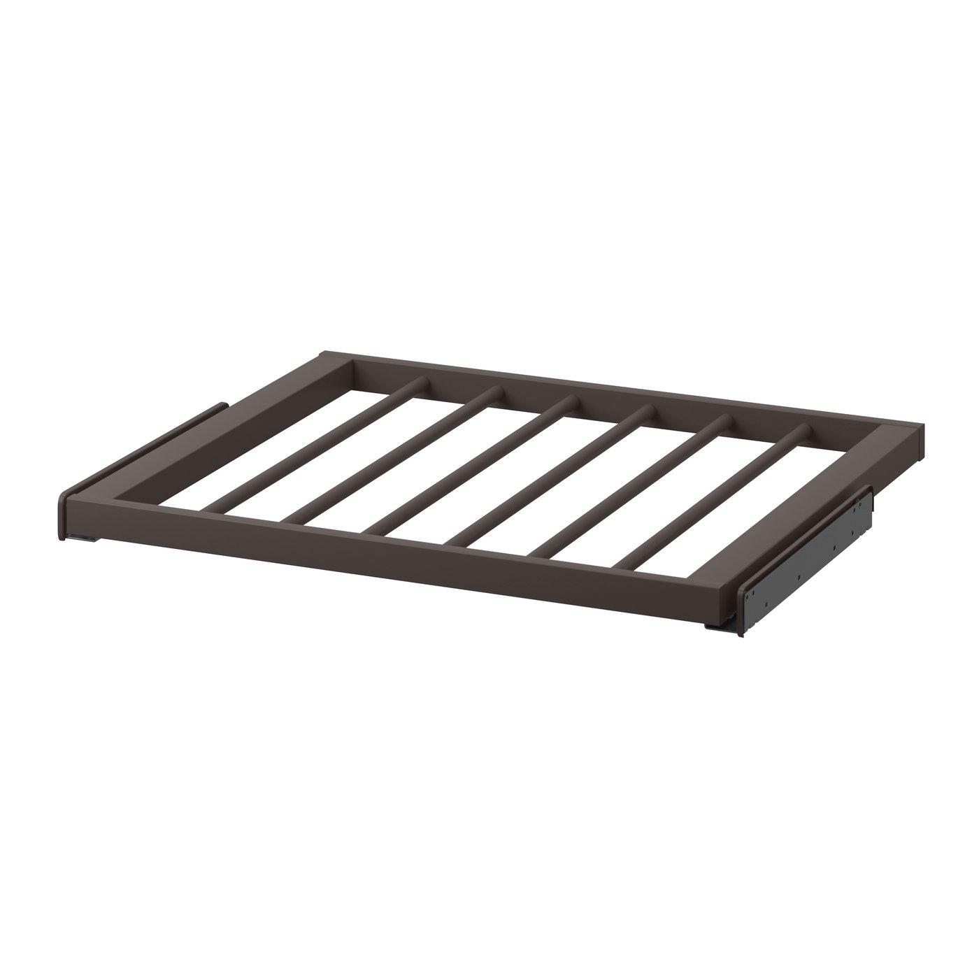 IKEA KOMPLEMENT utdragbar byxhängare, mörkgrå, 75x58 cm
