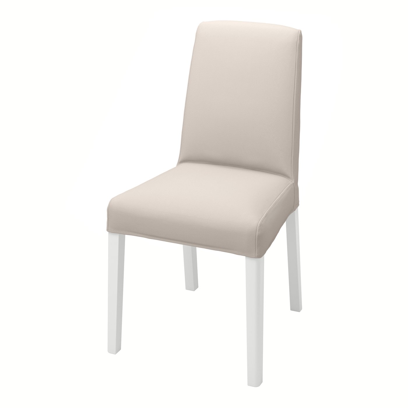 IKEA BERGMUND stol, vit/hallarp beige