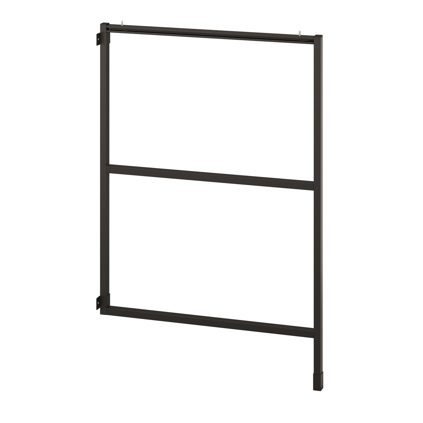 IKEA ENHET stödgavel/ben, antracit, 60x1.8x87.5 cm