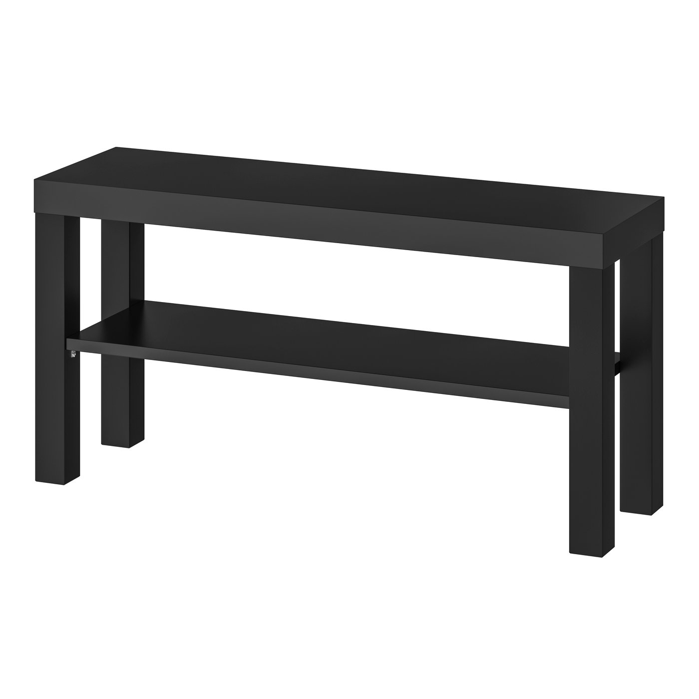 IKEA LACK tv-bänk, svart, 90x26x45 cm