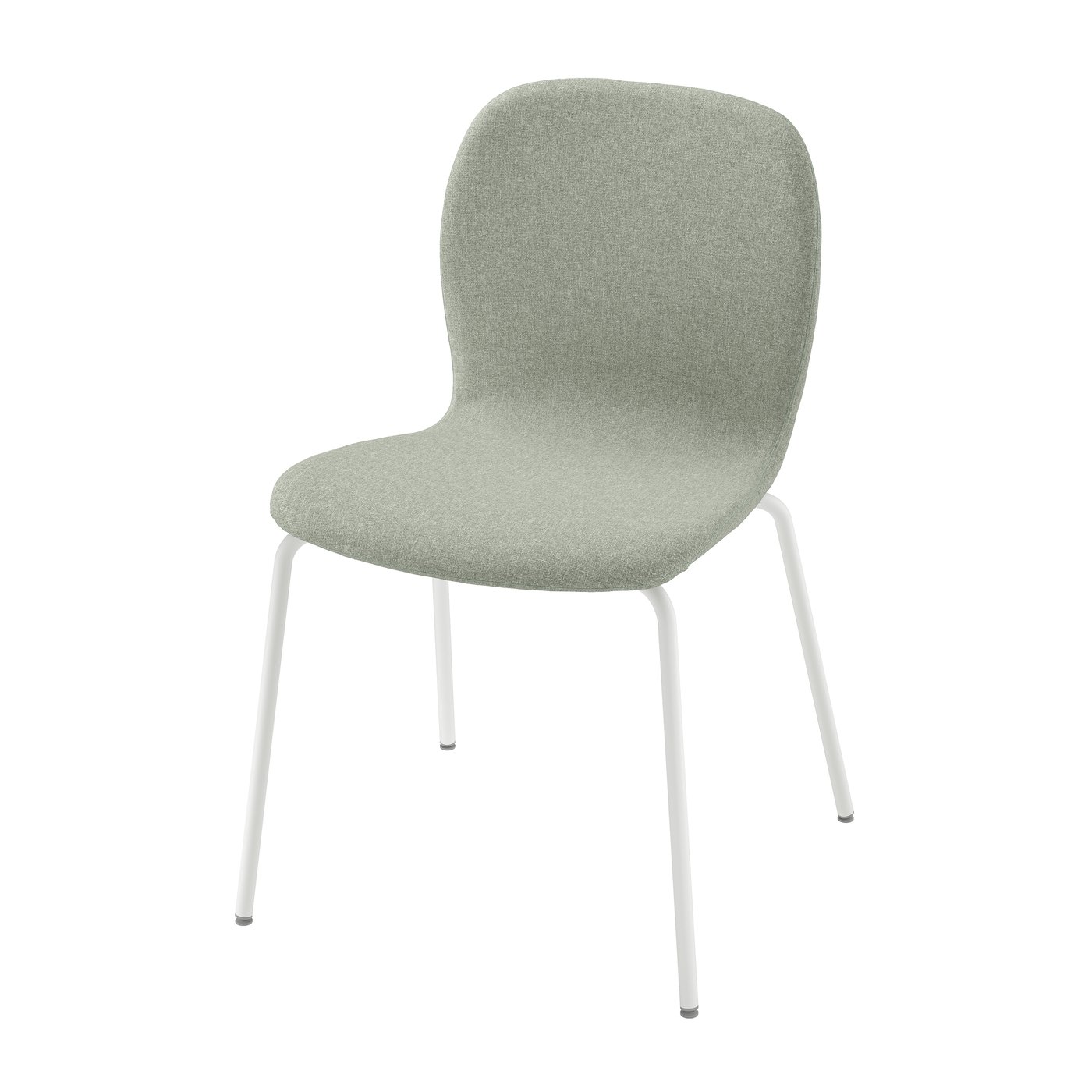 IKEA KARLPETTER stol, gunnared ljusgrön/sefast vit