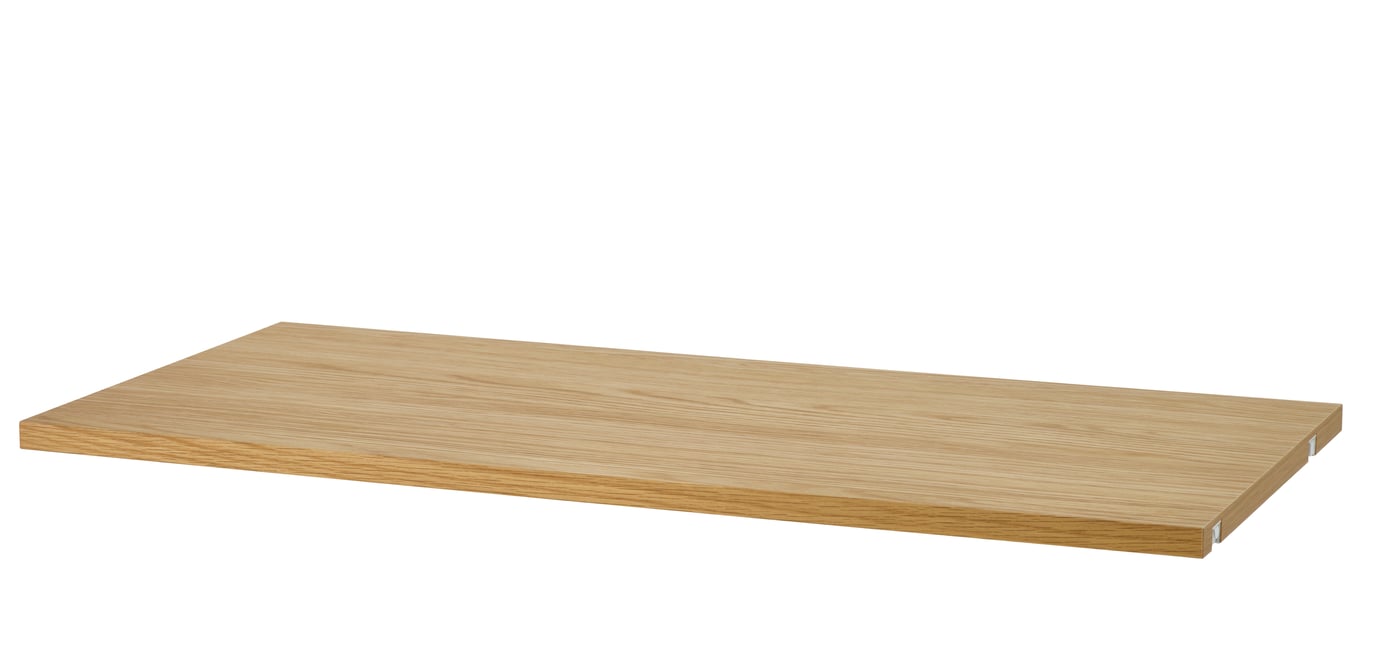 IKEA BOAXEL hyllplan, ekmönstrad, 80x40 cm