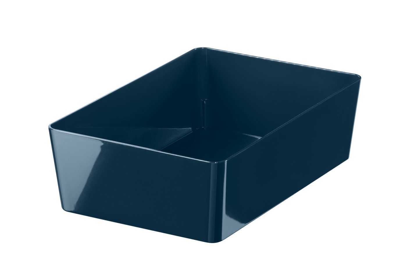 IKEA KUGGIS låda, svartblå, 18x26x8 cm