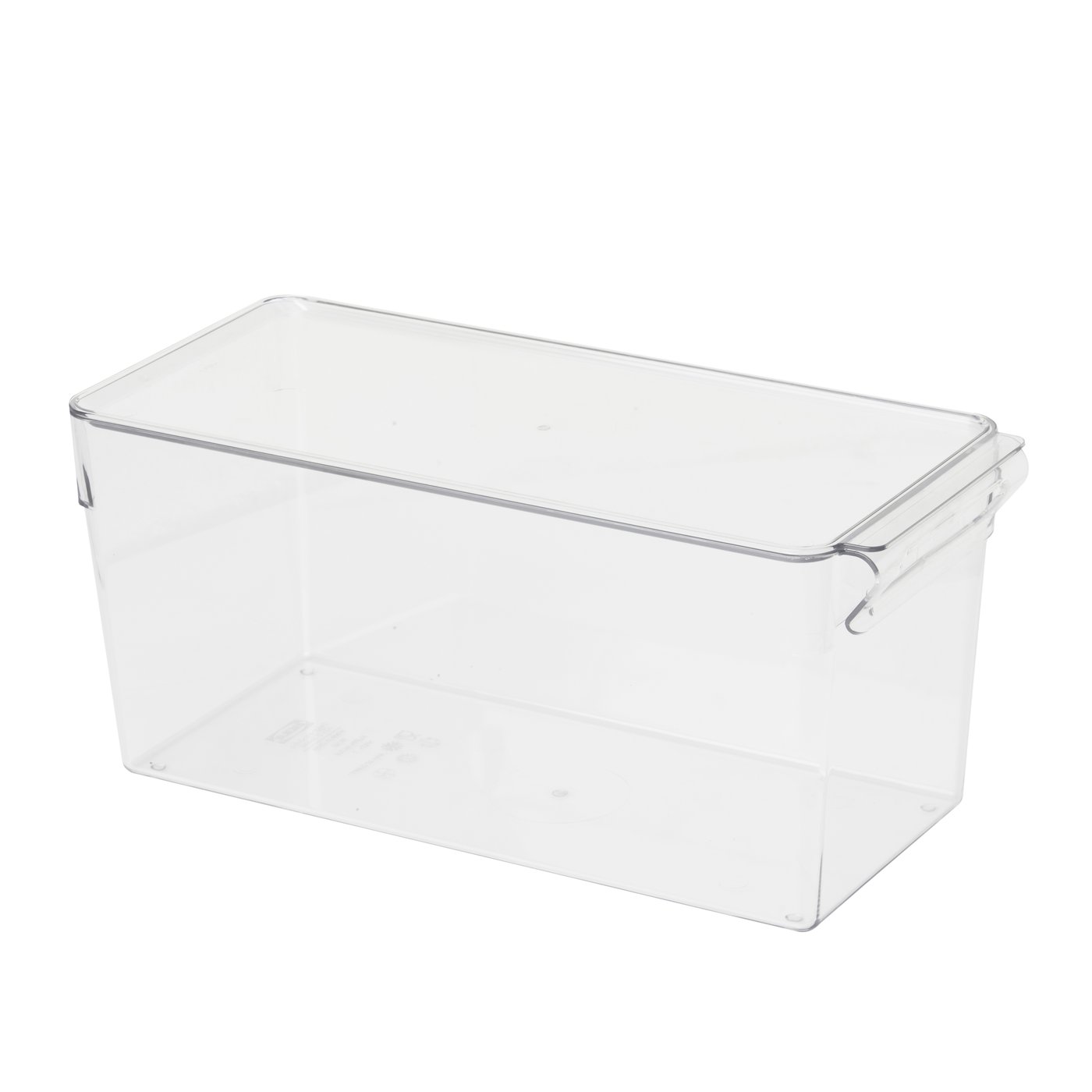 IKEA KLIPPKAKTUS förvaringslåda för kylskåp, transparent, 32x14x14 cm
