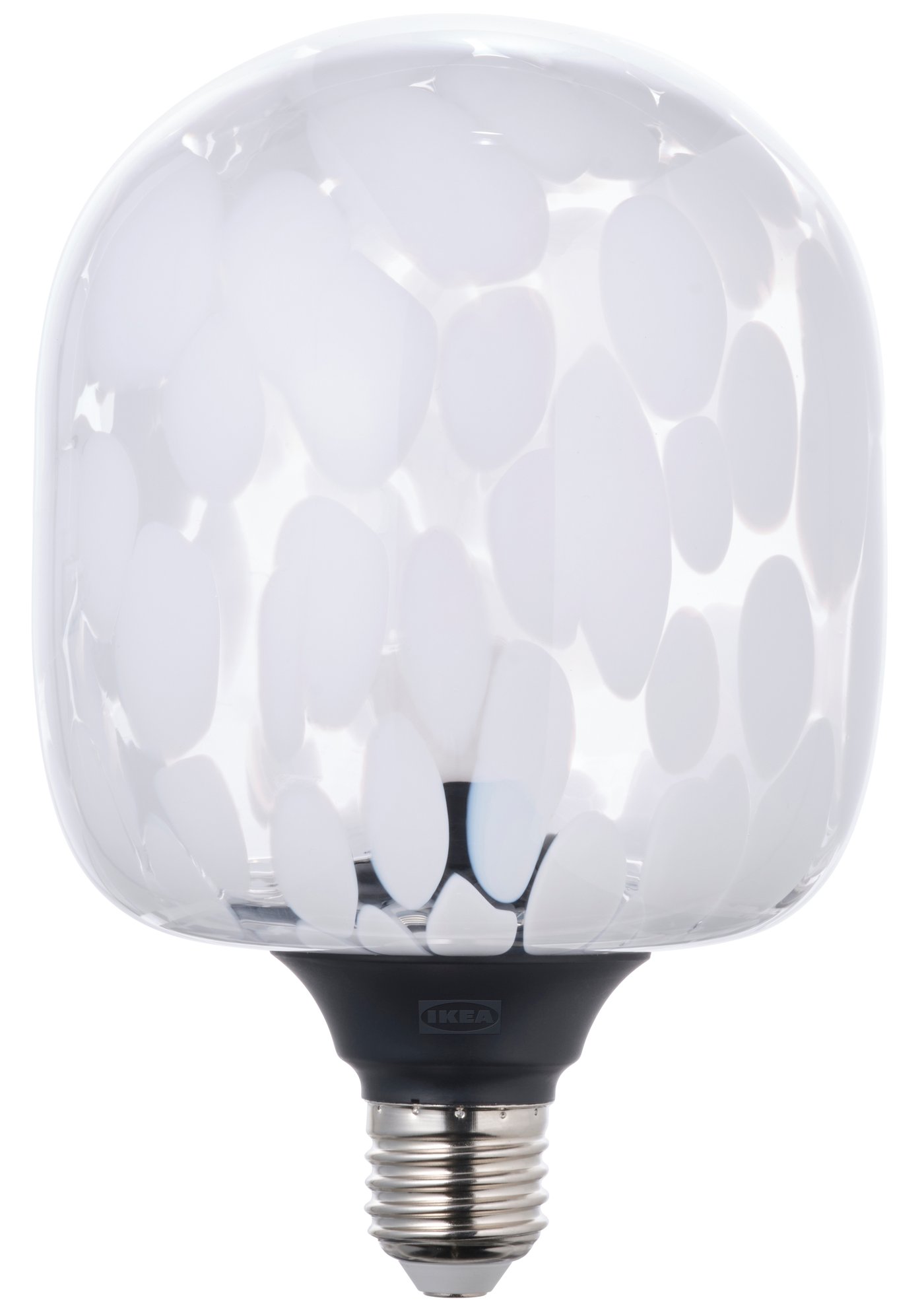IKEA MOLNART LED ljuskälla E27 240 lumen, tubformad vit/klarglas, 120 mm
