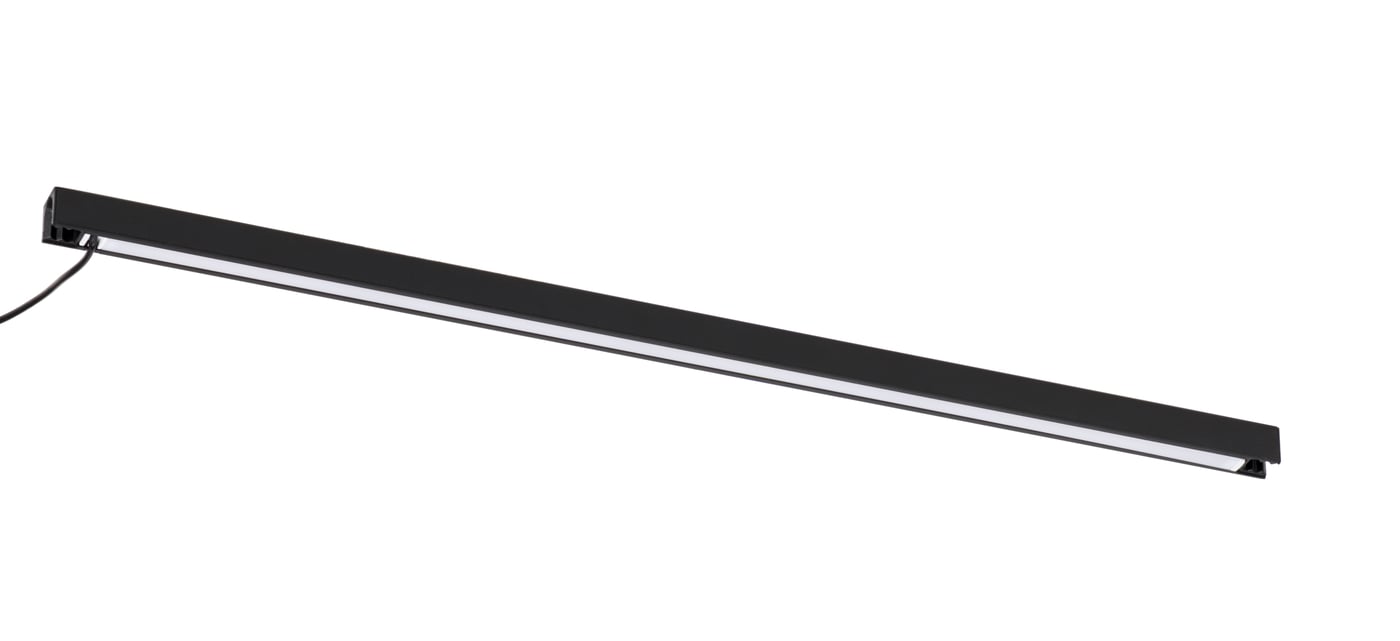 IKEA SILVERGLANS LED ljuslist för badrum, dimbar antracit, 60 cm