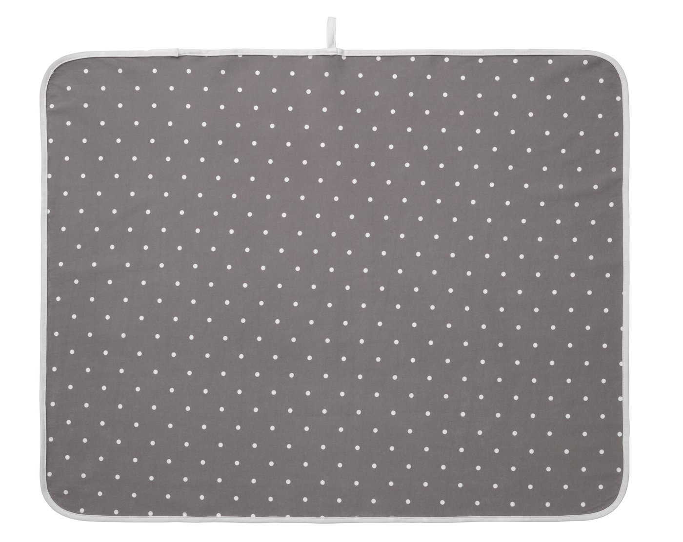 IKEA LEN skötbädd, prickar/grå, 90x70 cm