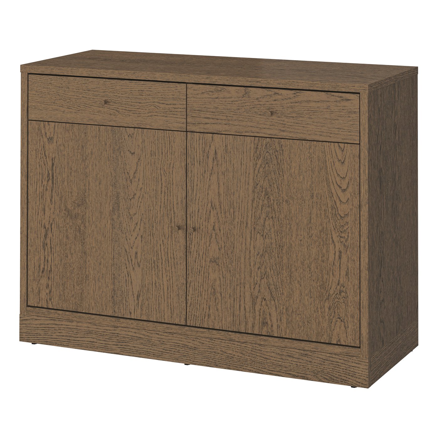 IKEA TONSTAD sideboard, brun betsad ekfaner, 121x47x90 cm