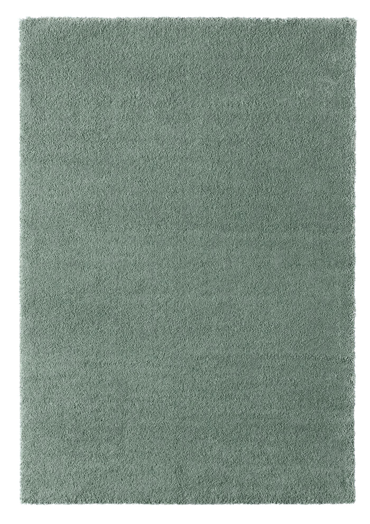 IKEA STOENSE matta, kort lugg, blekgrön, 133x195 cm