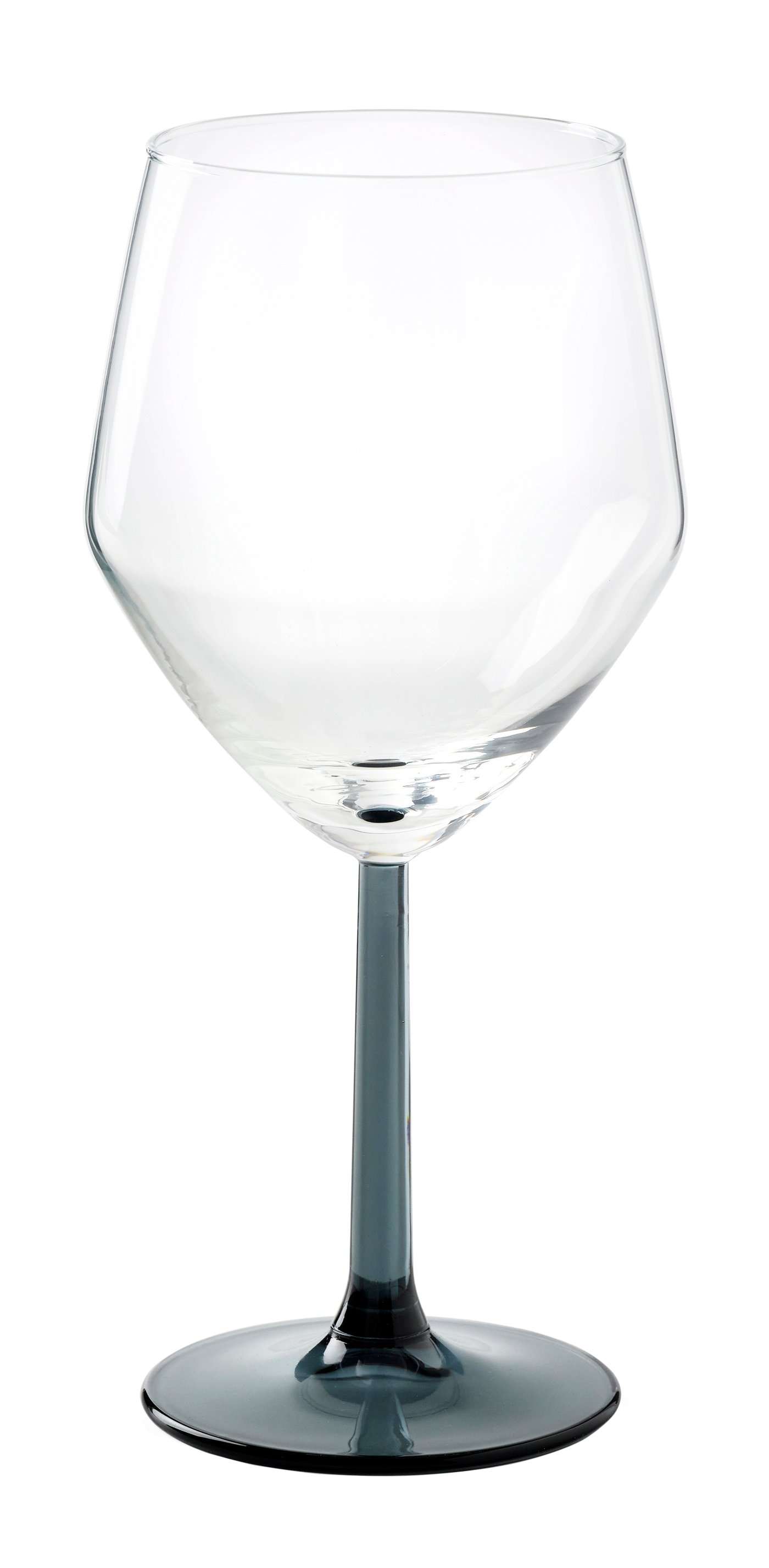 IKEA RÖDRÄKA vinglas, blågrå/klarglas, 50 cl