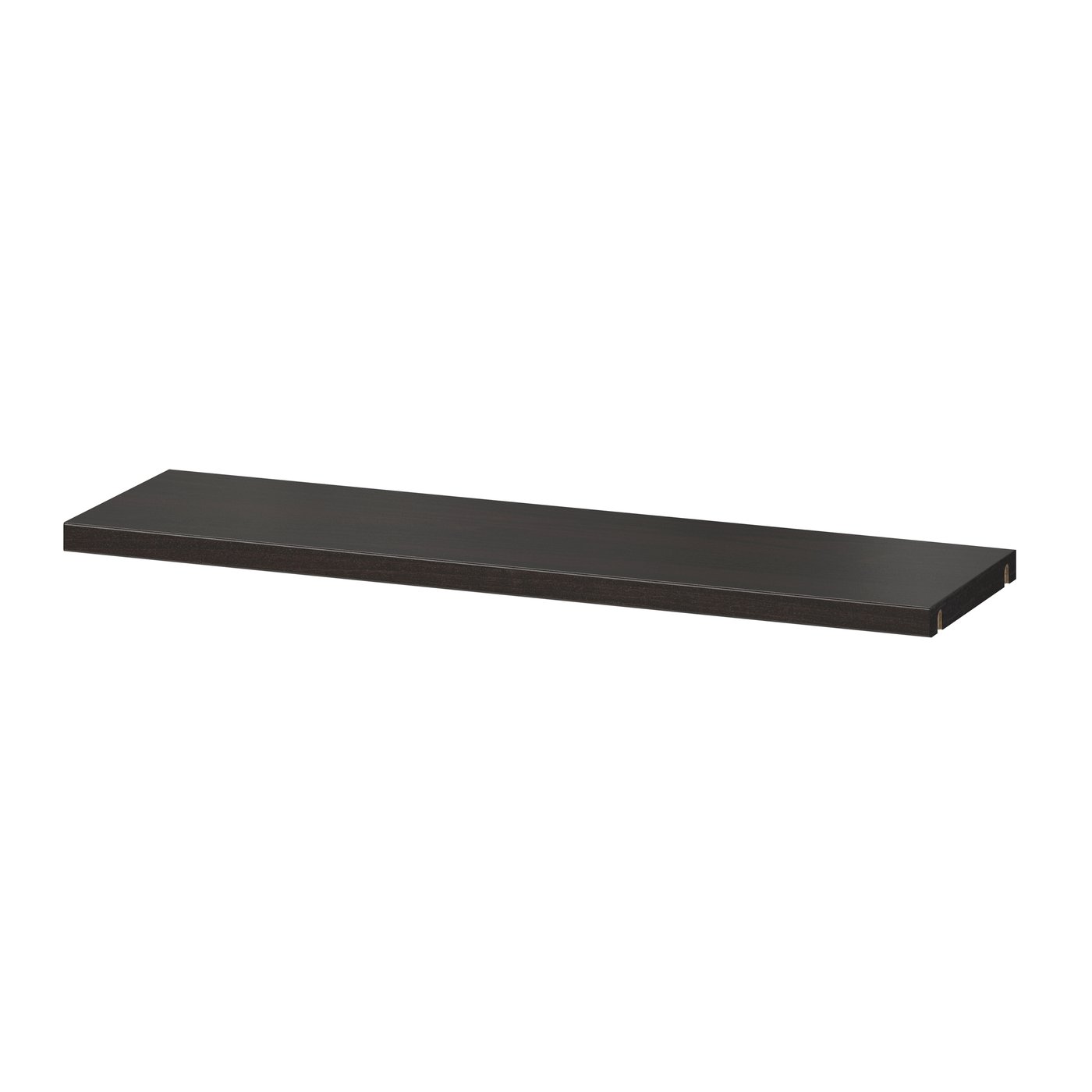 IKEA BESTÅ hyllplan, svartbrun, 56x16 cm
