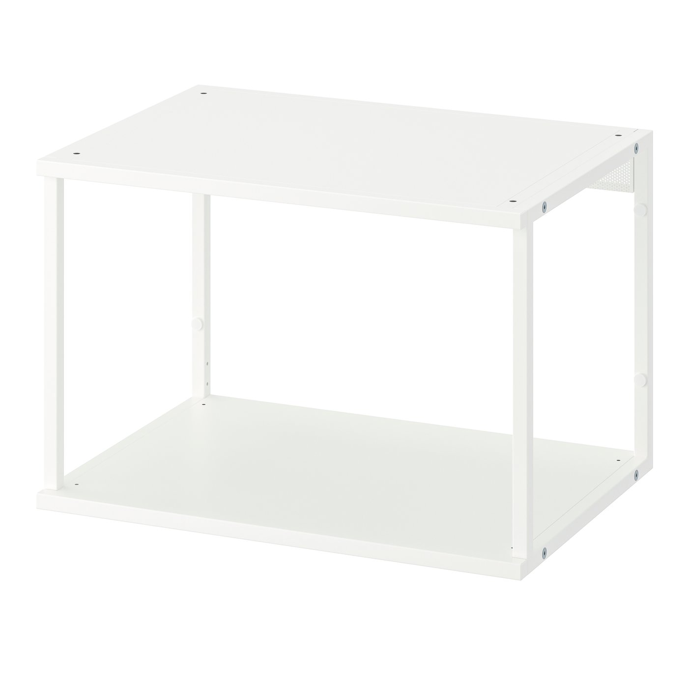 IKEA PLATSA öppen hyllsektion, vit, 60x40x40 cm