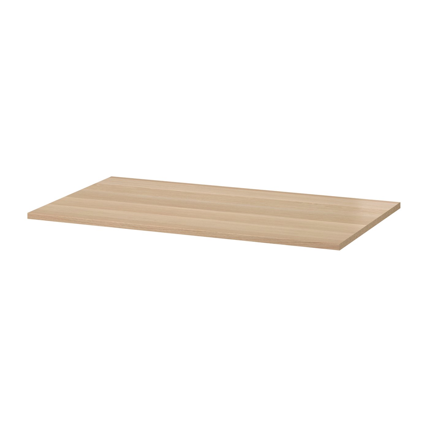 IKEA KOMPLEMENT hyllplan, vitlaserad ekeffekt, 100x58 cm