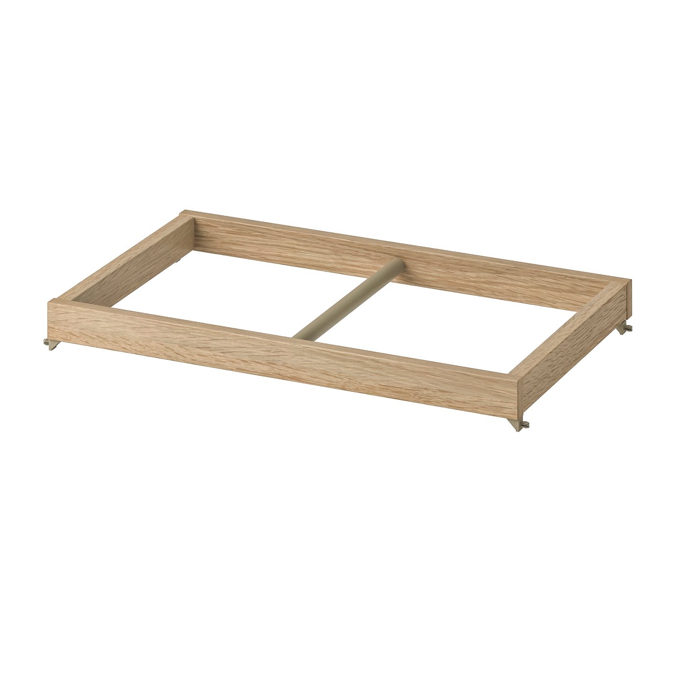 IKEA KOMPLEMENT klädstång, vitlaserad ekeffekt, 50x35 cm
