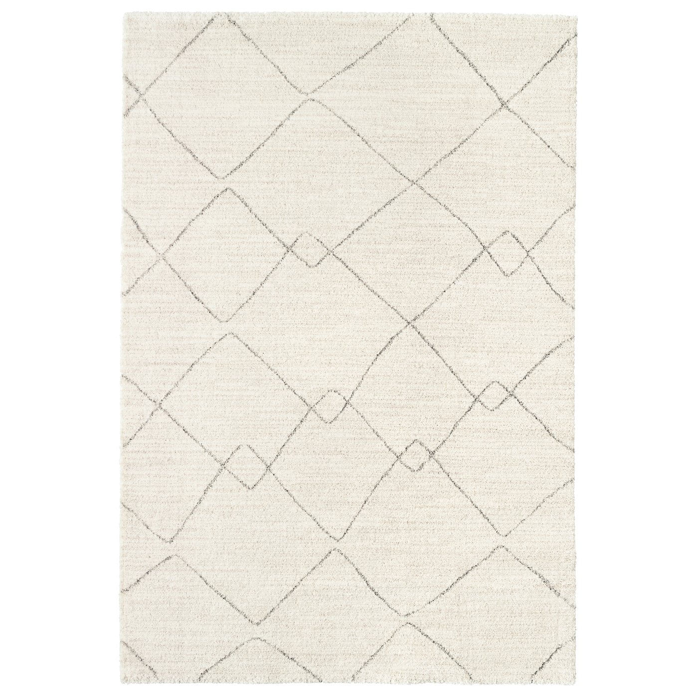 IKEA TVERSTED matta, kort lugg, beige, 133x195 cm