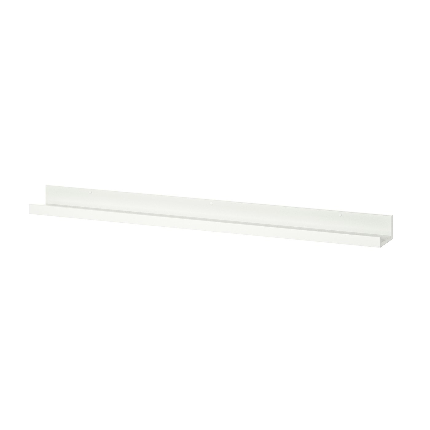 IKEA MOSSLANDA tavelhylla, vit, 115 cm