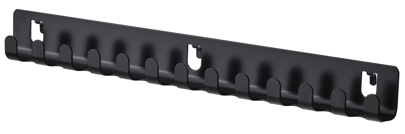 IKEA SKÅDIS krokhängare, svart