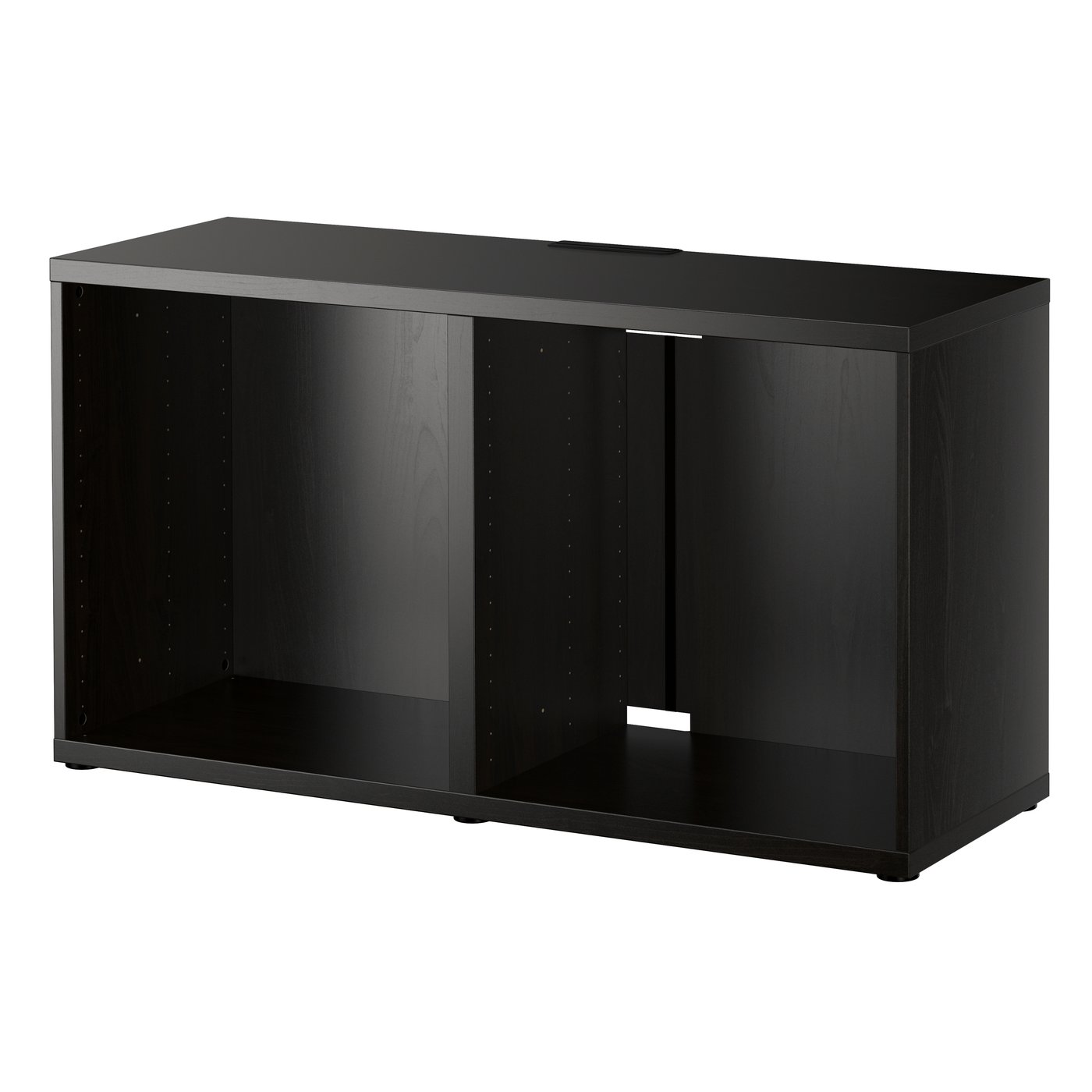 IKEA BESTÅ tv-bänk, svartbrun, 120x40x64 cm