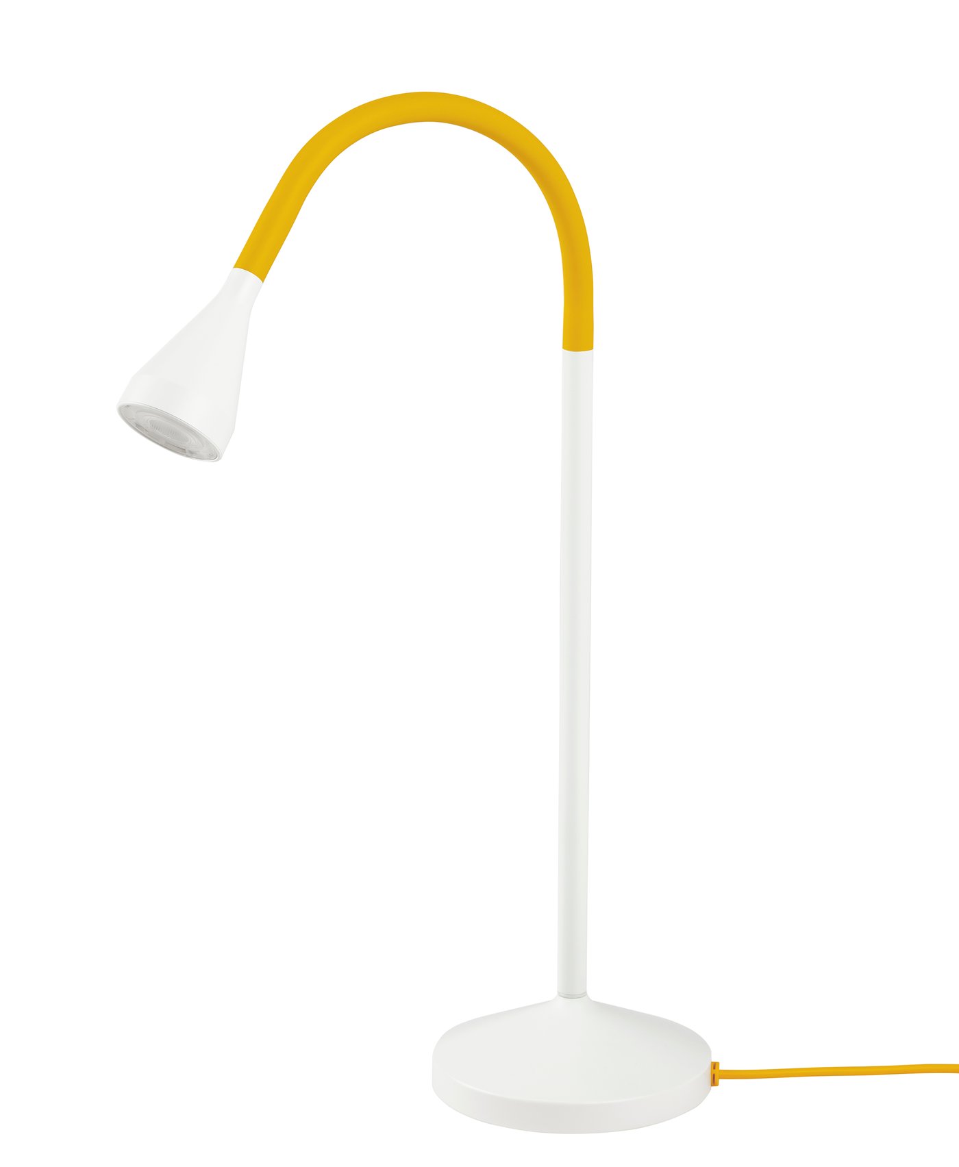 IKEA NÄVLINGE LED skrivbordslampa, gul/vit