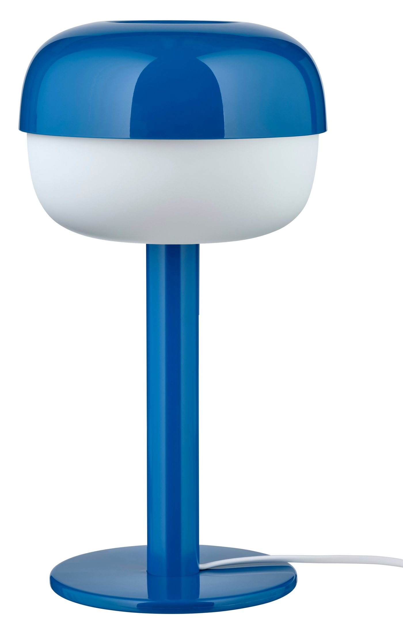 IKEA BLÅSVERK bordslampa, blå, 36 cm