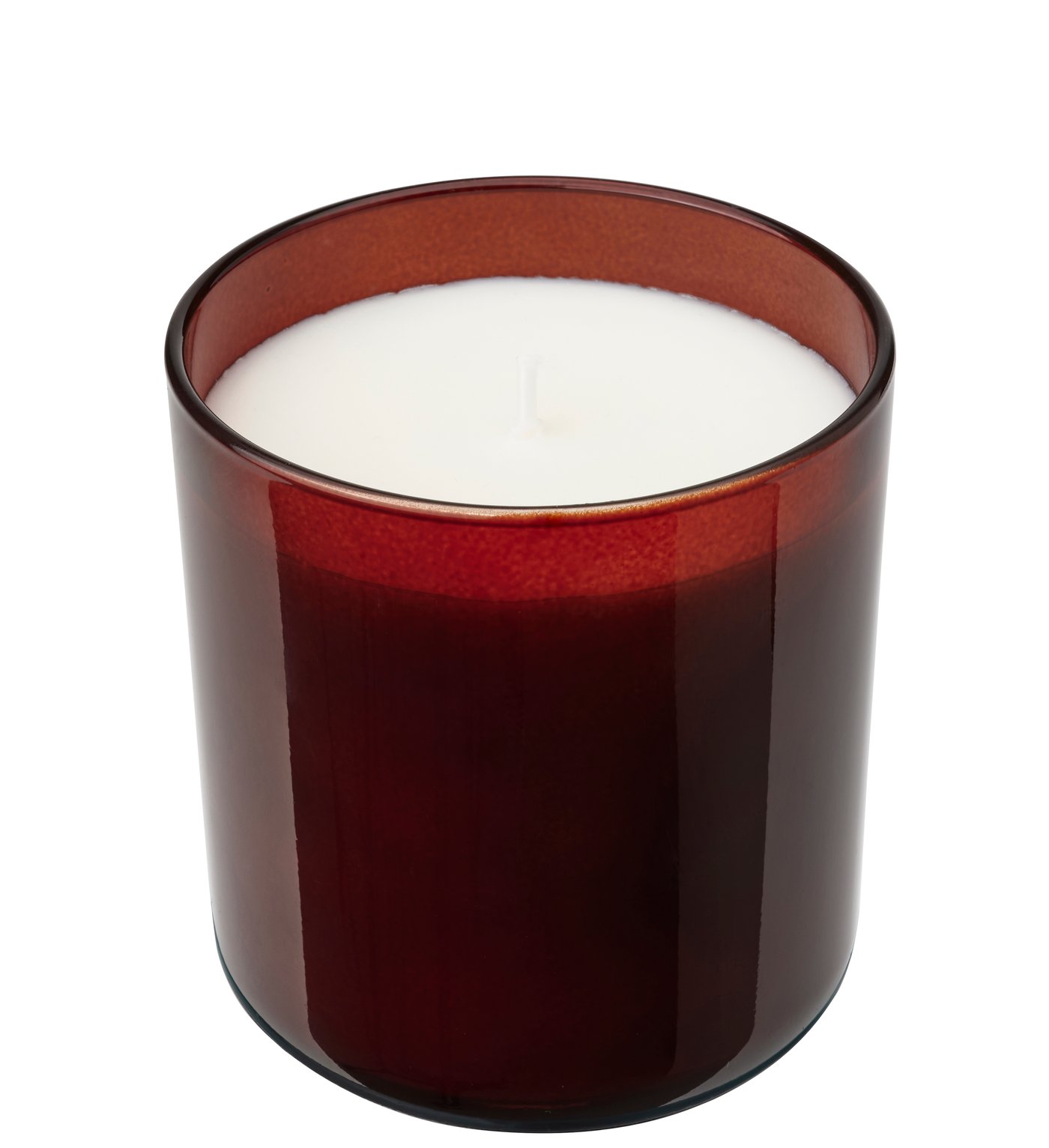 IKEA STÖRTSKÖN doftljus i glas, bär/röd, 50 tim.