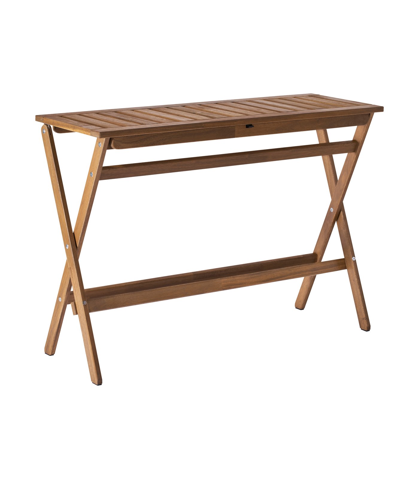 IKEA NÄMMARÖ fällbart bord, ljusbrunlaserad, 108x37 cm