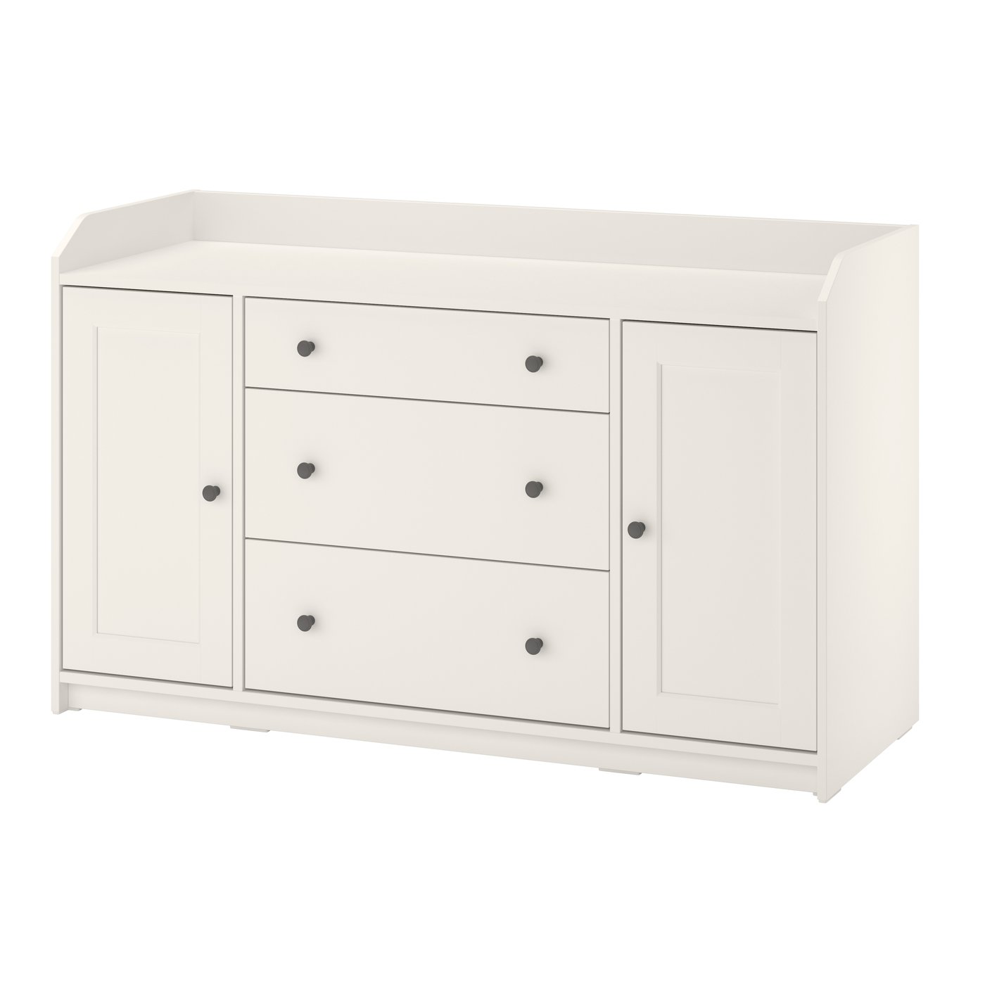 IKEA HAUGA sideboard, vit, 140x84 cm