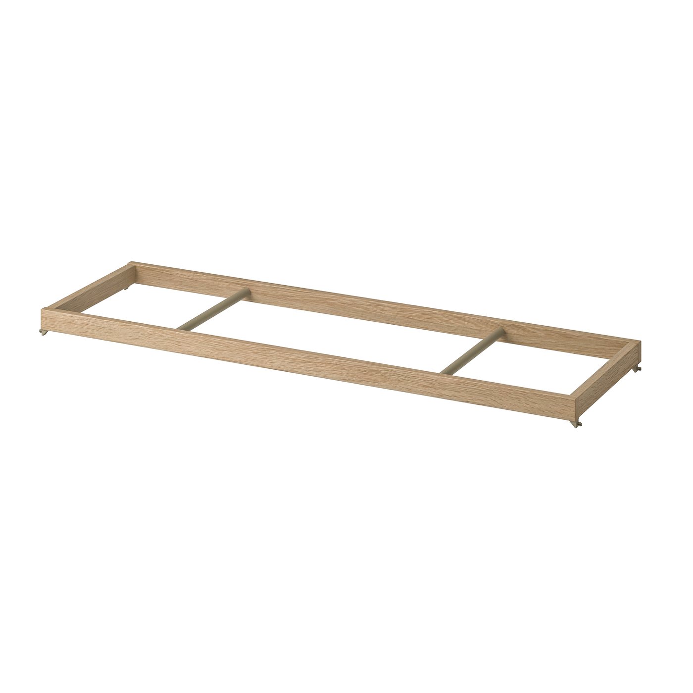 IKEA KOMPLEMENT klädstång, vitlaserad ekeffekt, 100x35 cm