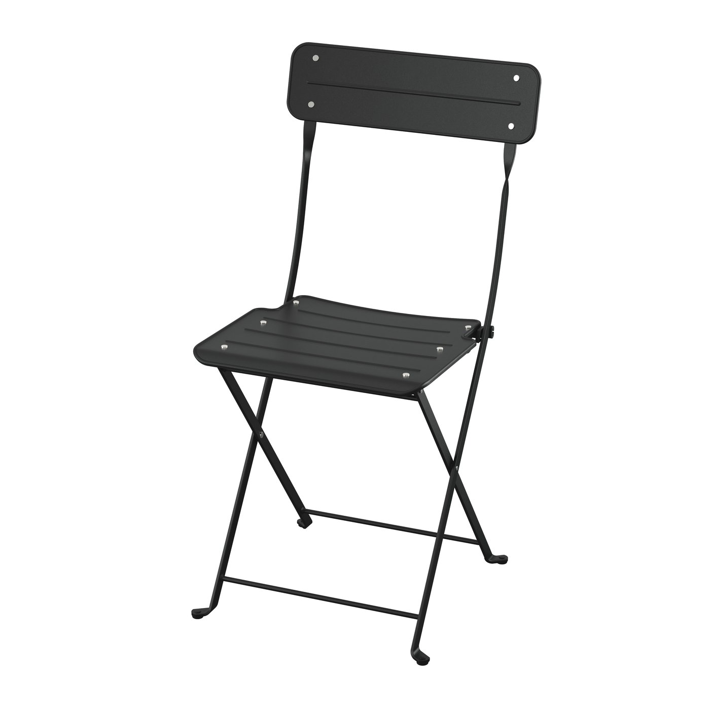 IKEA SUNDSÖ klappstol, antracit utomhus